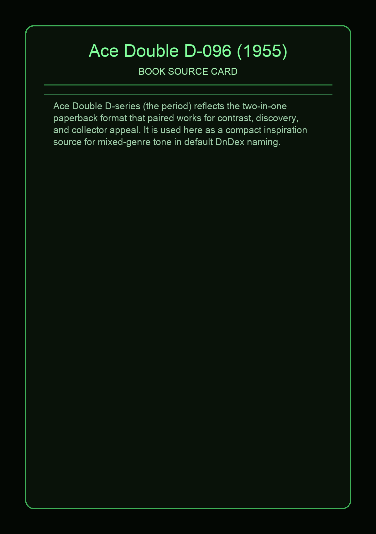 Ace Double D-096 (1955)