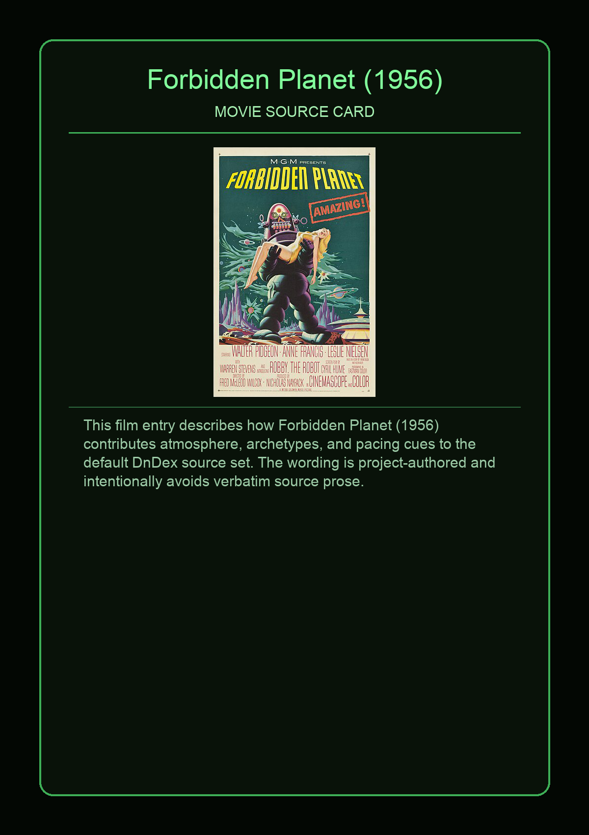 Forbidden Planet (1956)