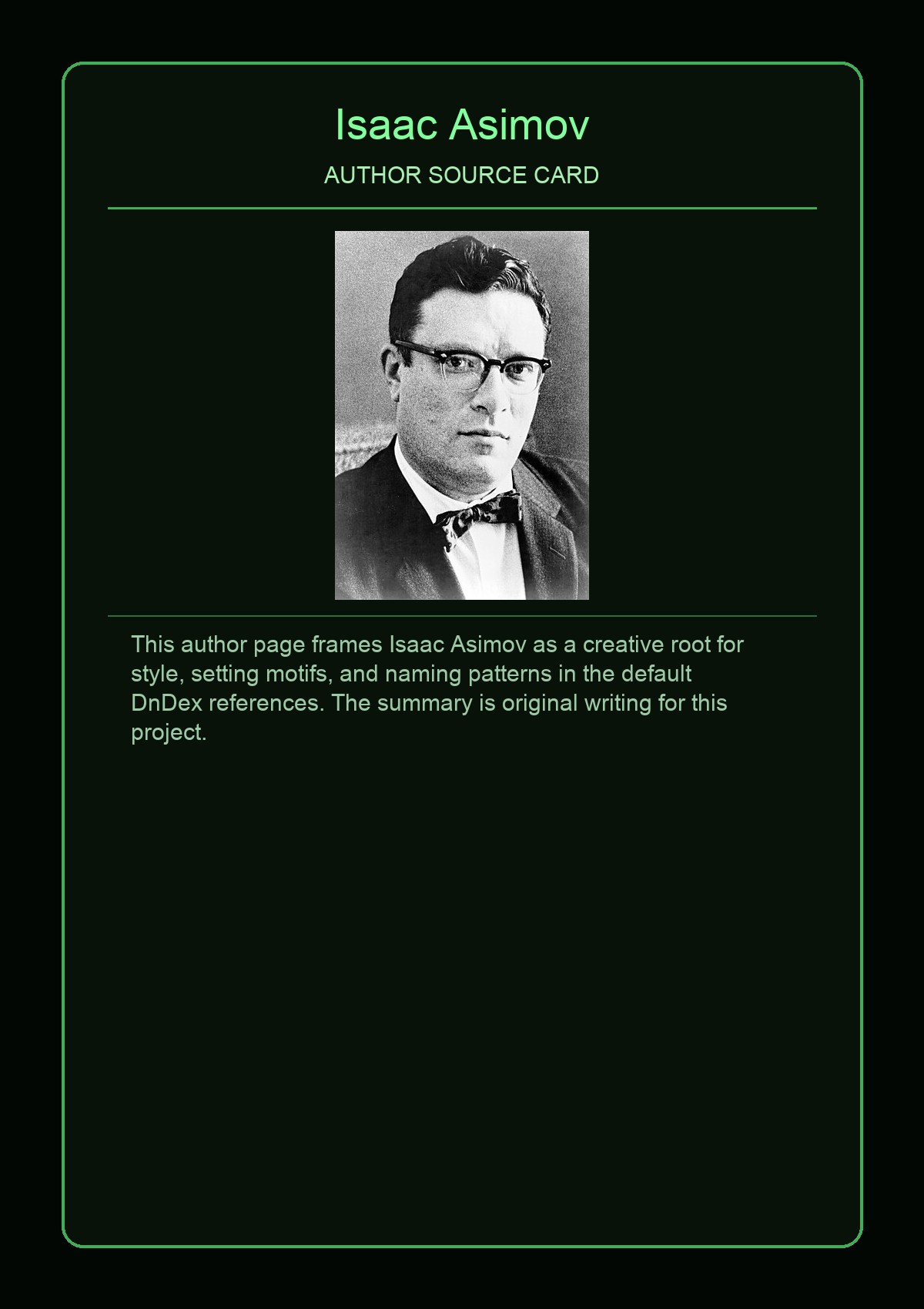 Isaac Asimov