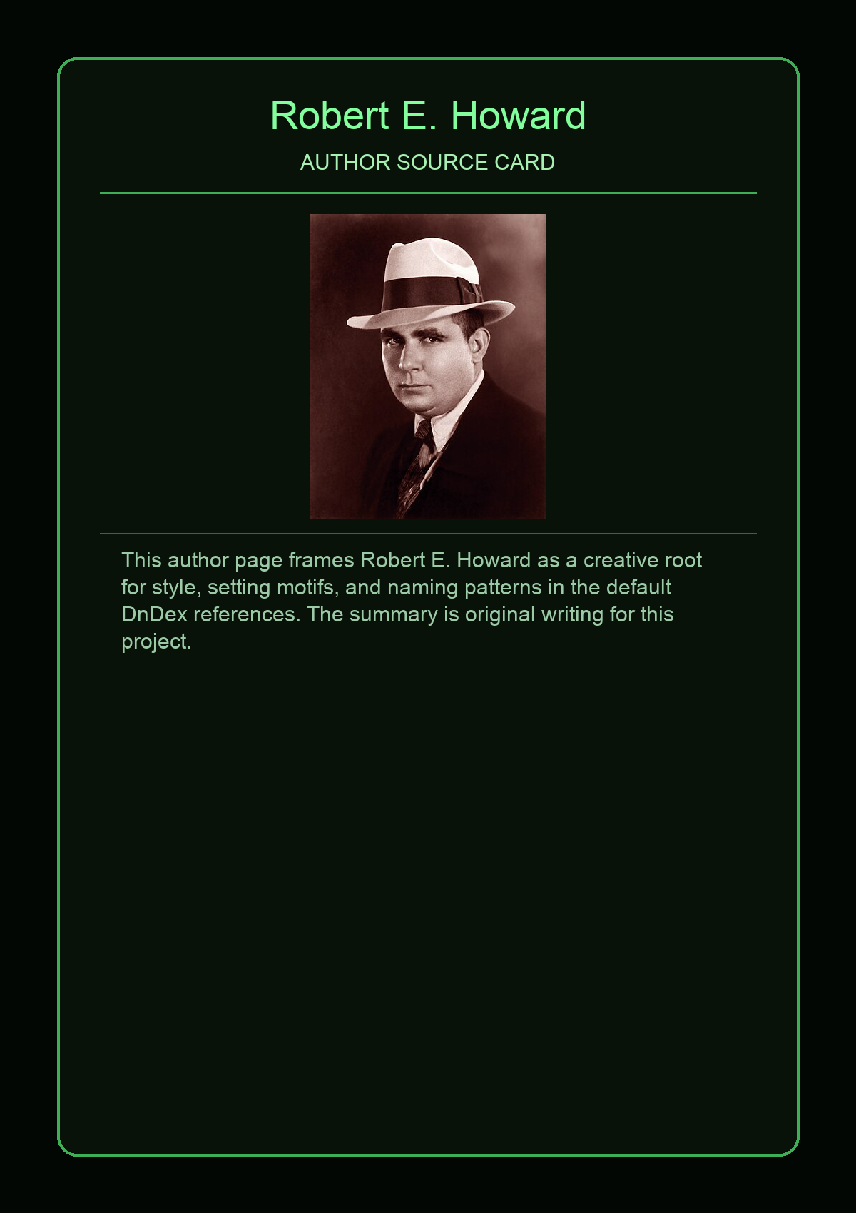 Robert E. Howard